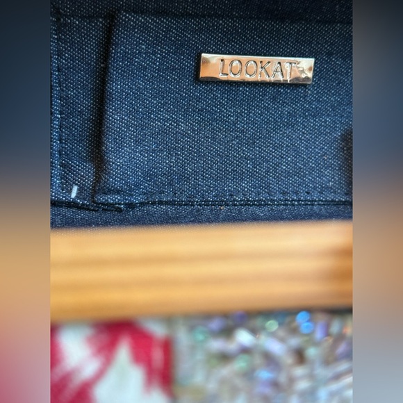 Vintage Wooden Kisslock Bag